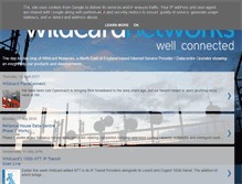Tablet Screenshot of blog.wildcard.net.uk